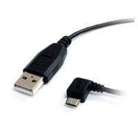 CABLE STARTECH.COM DE 1.8M USB A MICRO USB - USB 2.0 A A MICRO B ACODADO EN ANGULO A LA IZQUIERDA - NEGRO - CABLE MICRO USB B CABLE STARTECH.COM DE 1.8M USB A MICRO USB - USB 2.0 A A MICRO B ACODADO EN ANGULO A LA IZQUIERDA - NEGRO - CABLE MICRO USB B